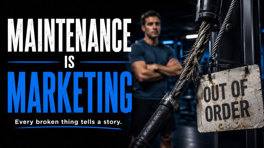 Maintenance Is Marketing