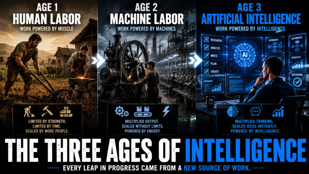 The Three Ages of Intelligence