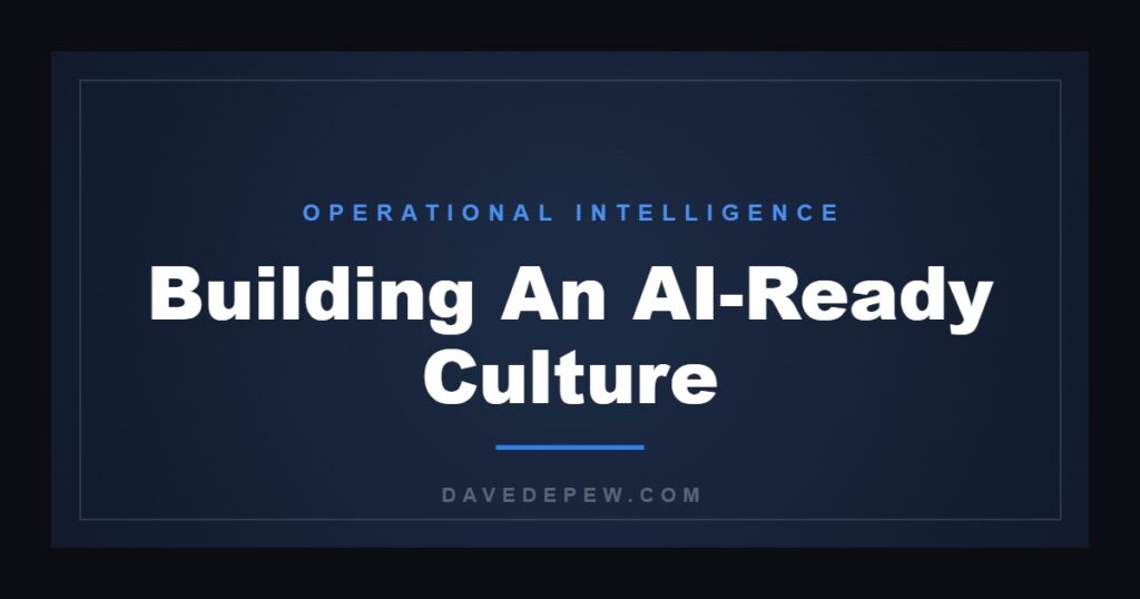 Building An AI-Ready Culture