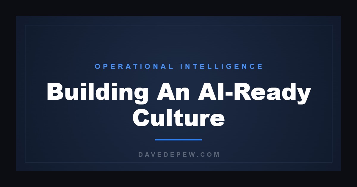 Building An AI-Ready Culture