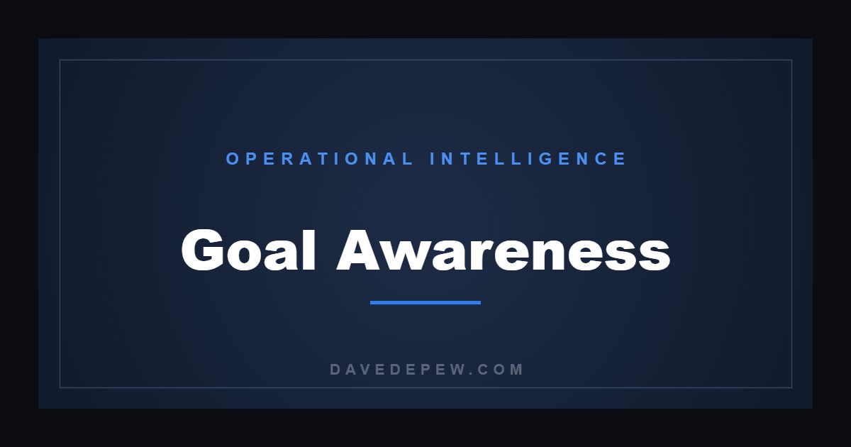 Goal Awareness
