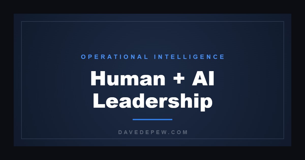 Human + AI Leadership