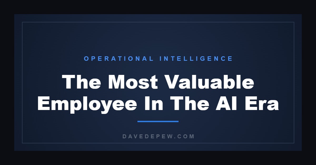 The Most Valuable Employee In The AI Era