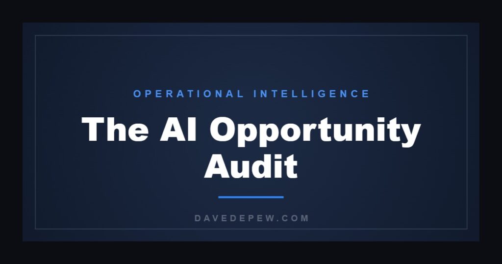 The AI Opportunity Audit