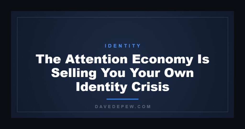 The Attention Economy Is Selling You Your Own Identity Crisis