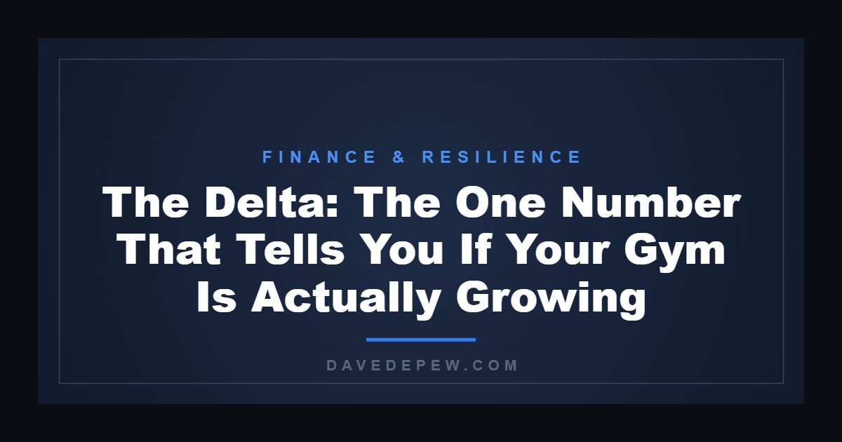 The Delta: The One Number That Tells You If Your Gym Is Actually Growing