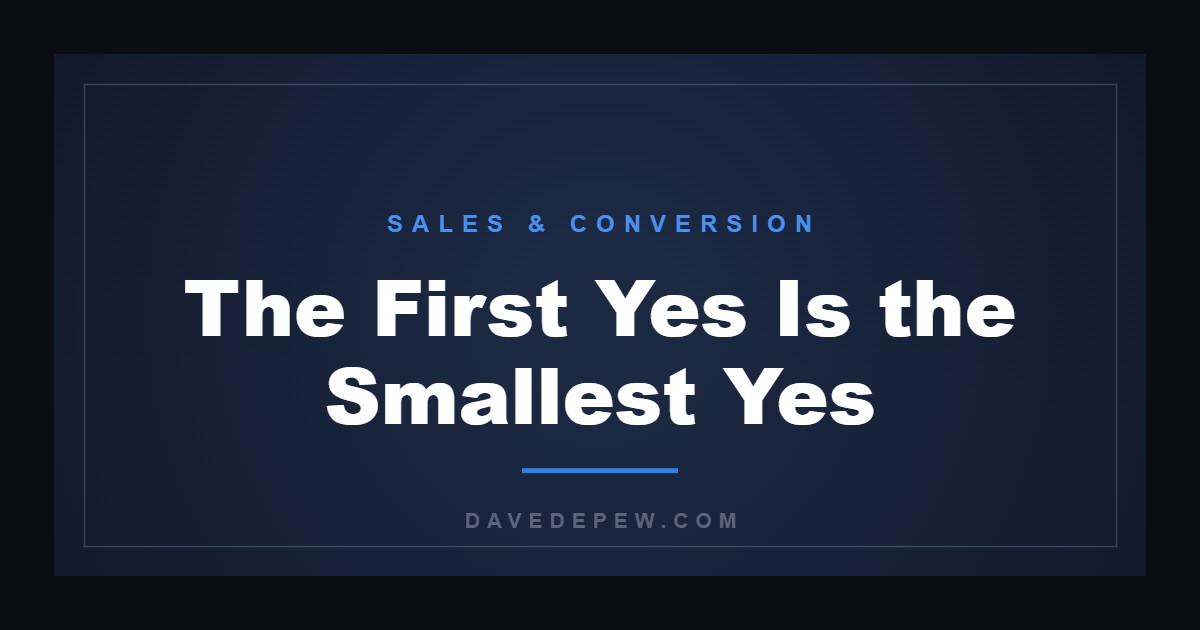 The First Yes Is the Smallest Yes