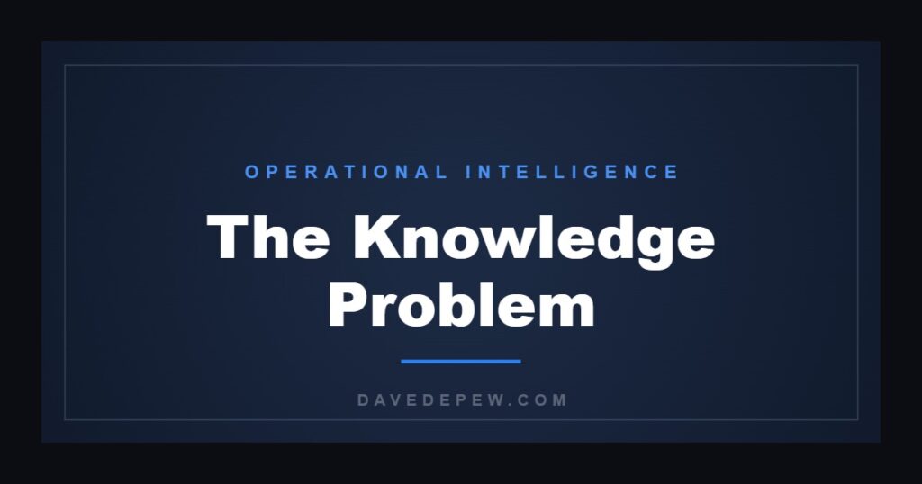 The Knowledge Problem