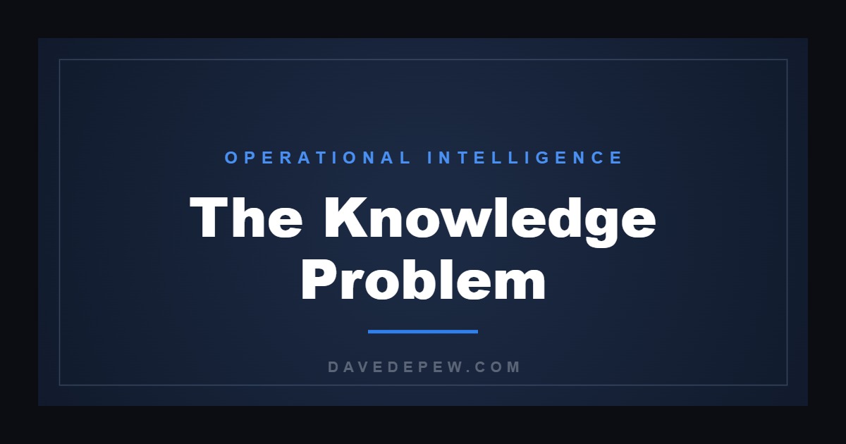The Knowledge Problem