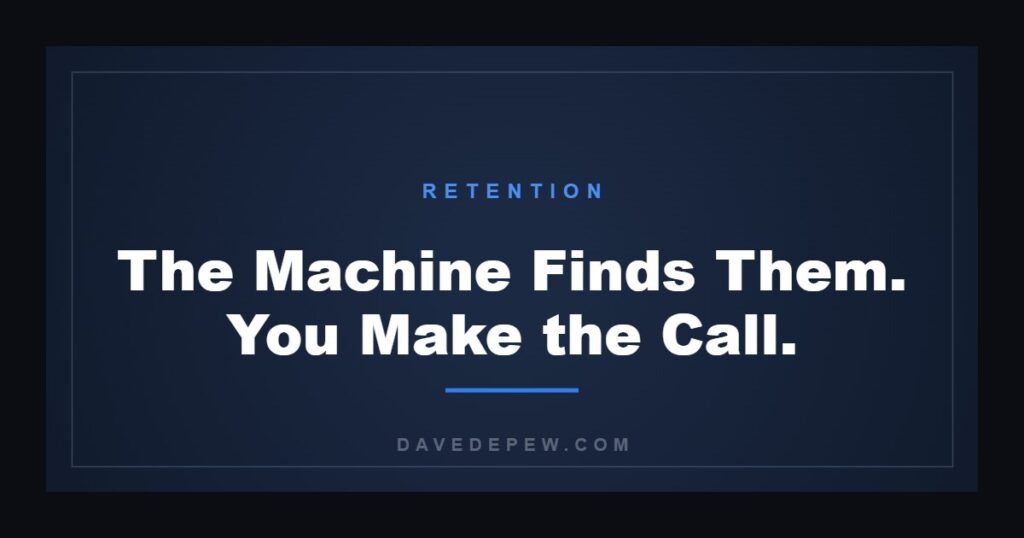 The Machine Finds Them. You Make the Call.