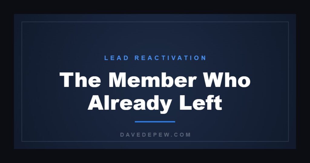 The Member Who Already Left