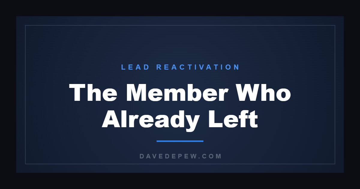 The Member Who Already Left