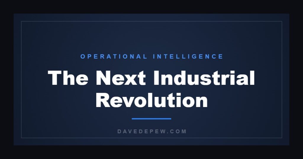 The Next Industrial Revolution