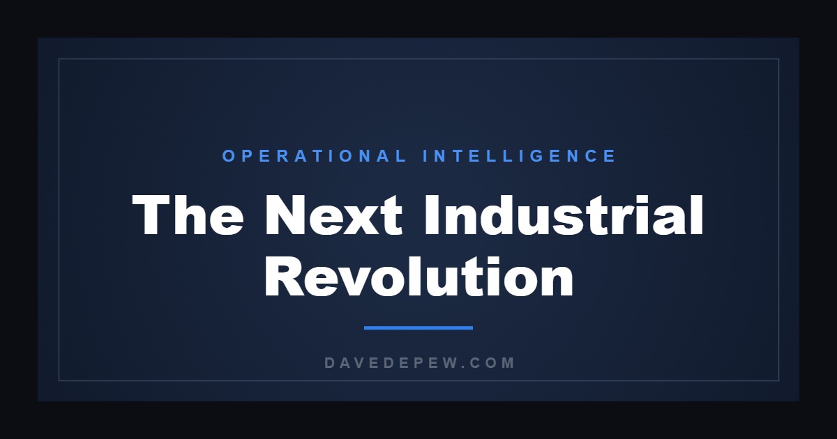 The Next Industrial Revolution