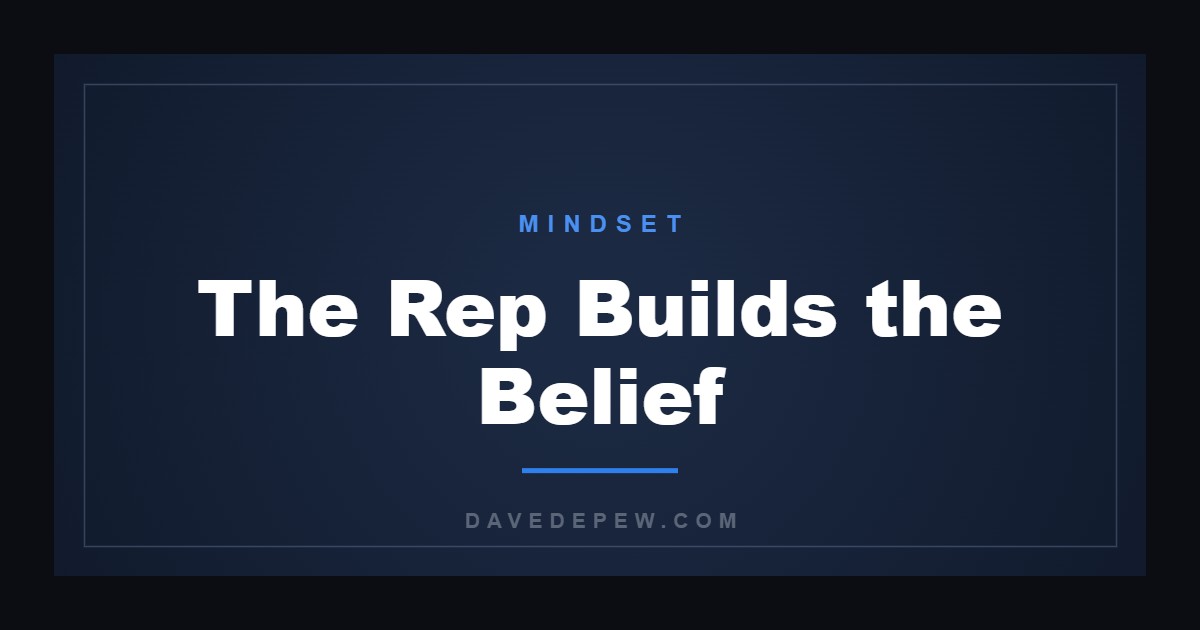 The Rep Builds the Belief