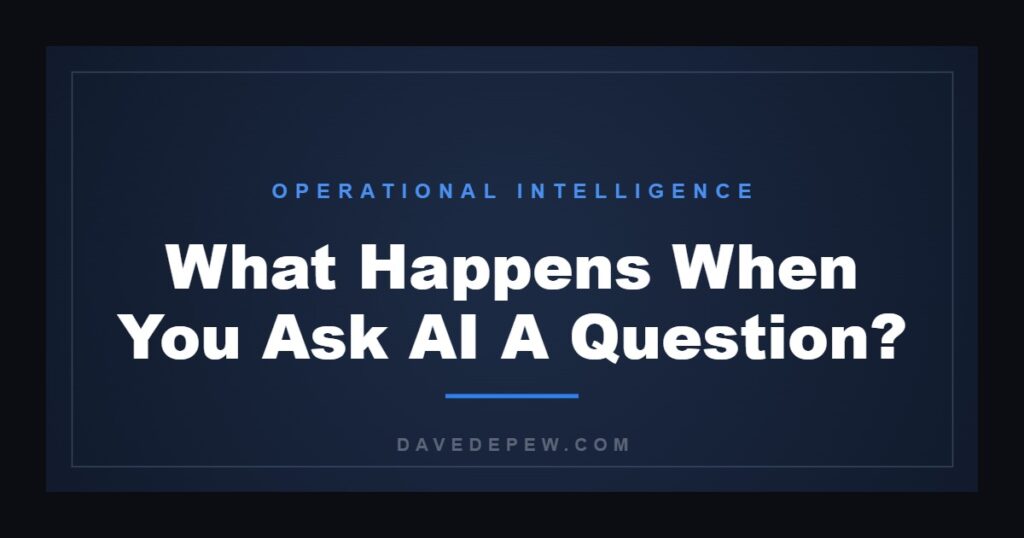 What Happens When You Ask AI A Question?