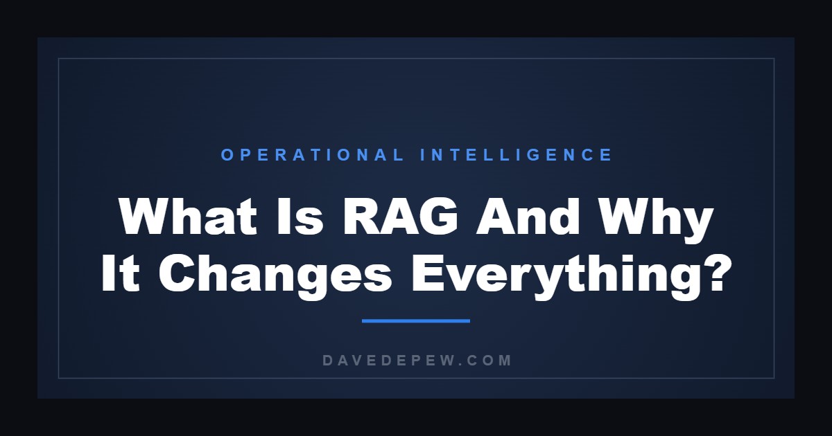 What Is RAG And Why It Changes Everything?