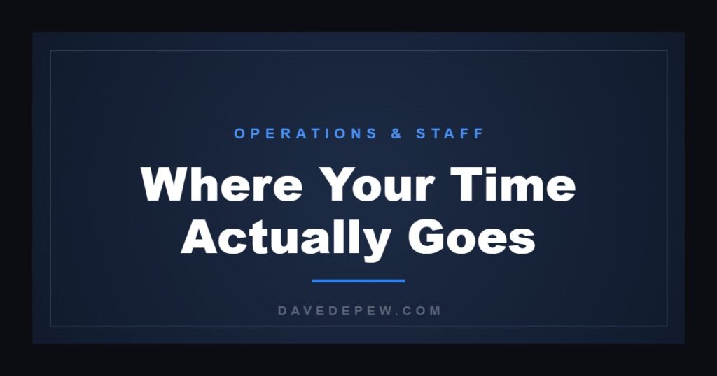Where Your Time Actually Goes