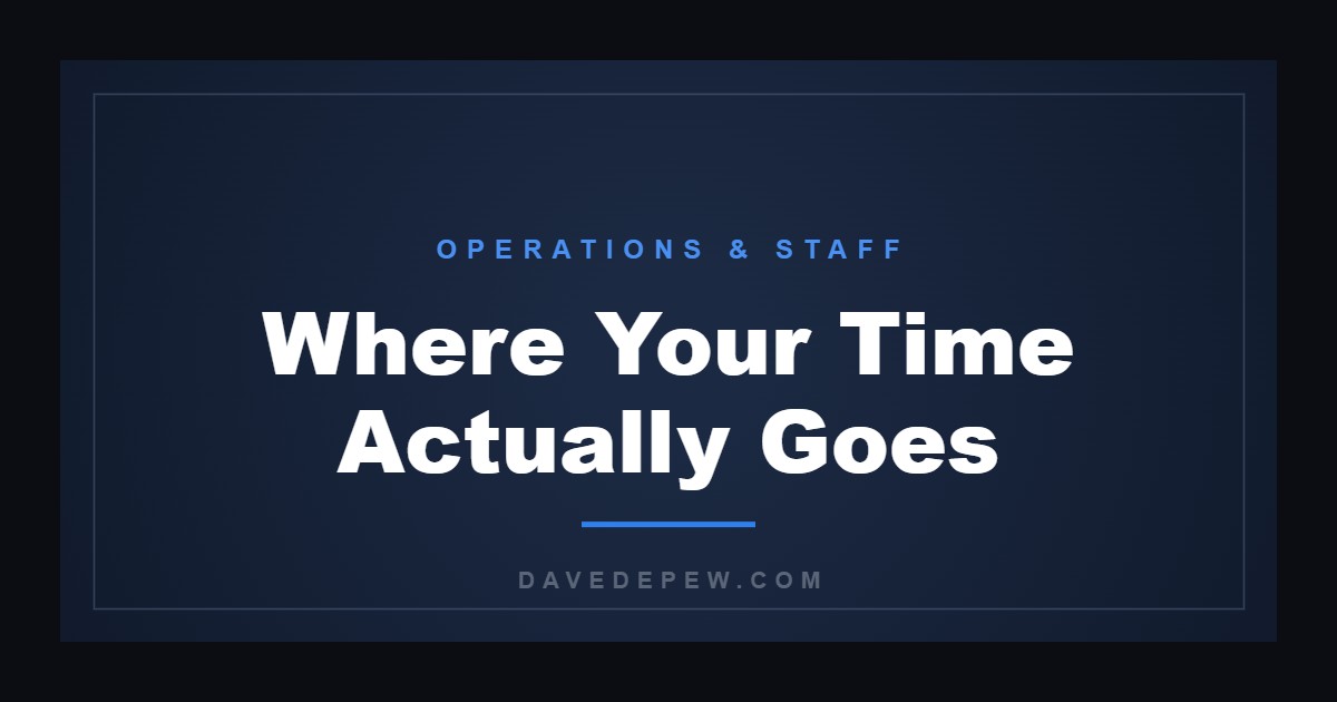 Where Your Time Actually Goes