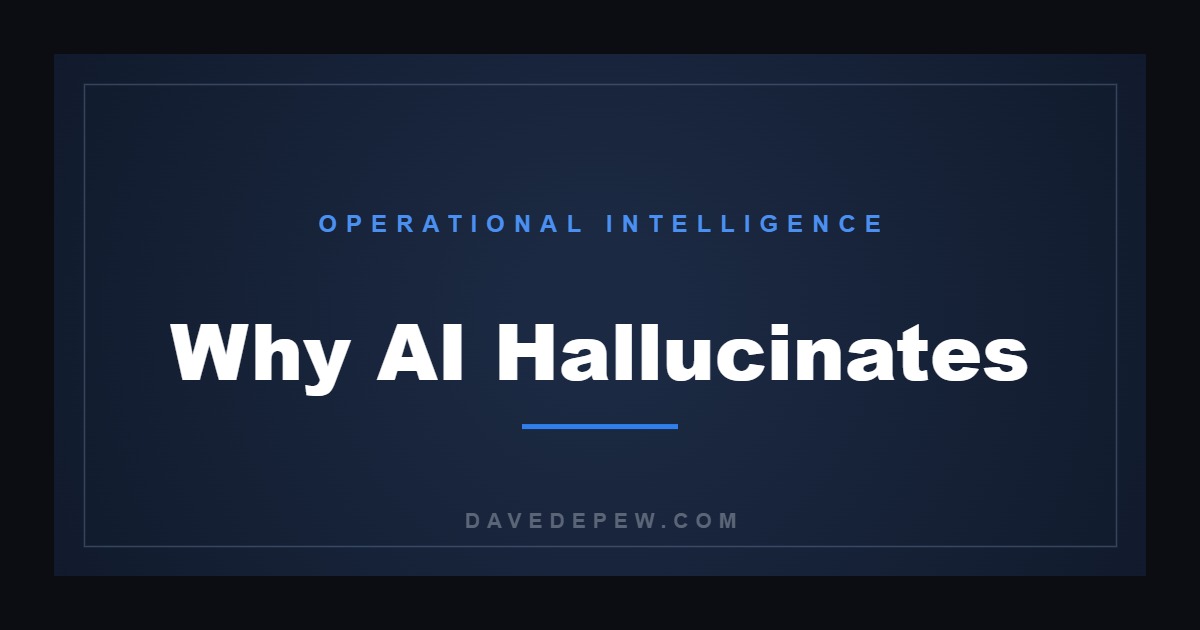 Why AI Hallucinates