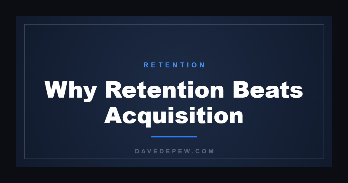 Why Retention Beats Acquisition